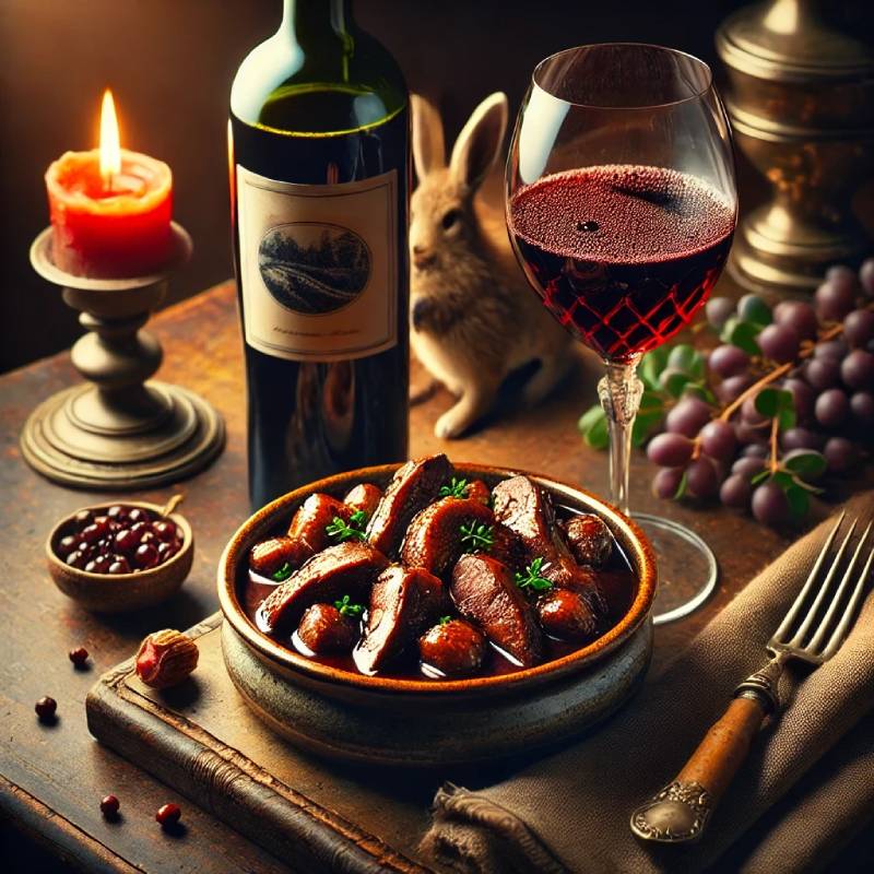 accord vin et marinade de civet de lievre