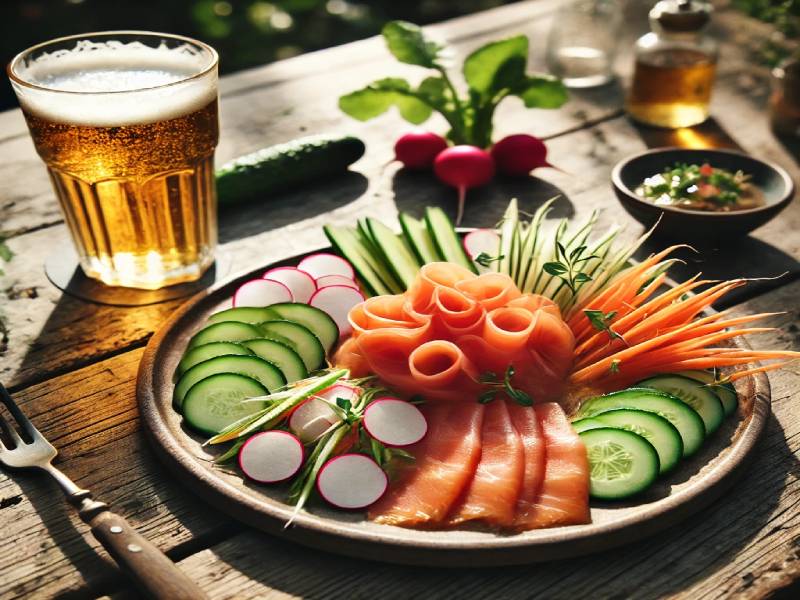 accord biere et saumon fumé