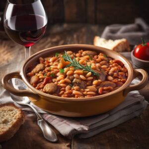 Accord mets-vin : cassoulet et vin rouge
