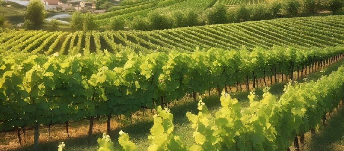 Vignes verdoyantes sous le soleil de Chignin