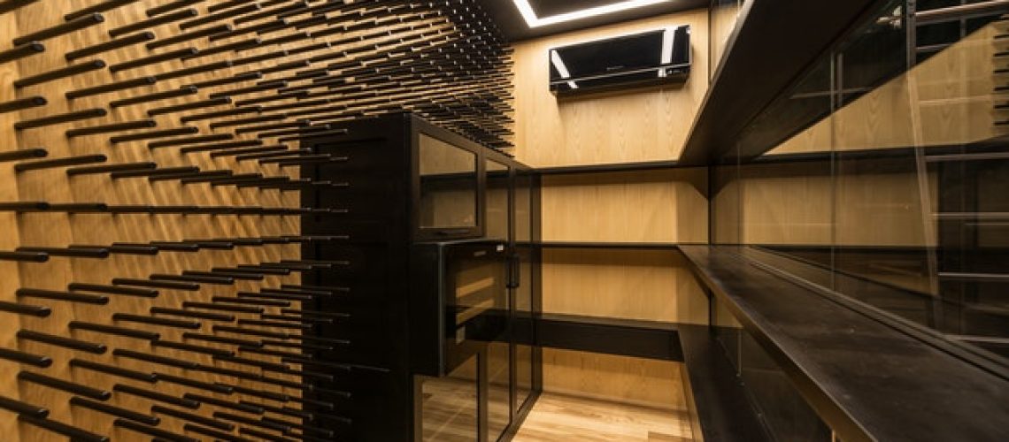 installation cave à vin enterrée