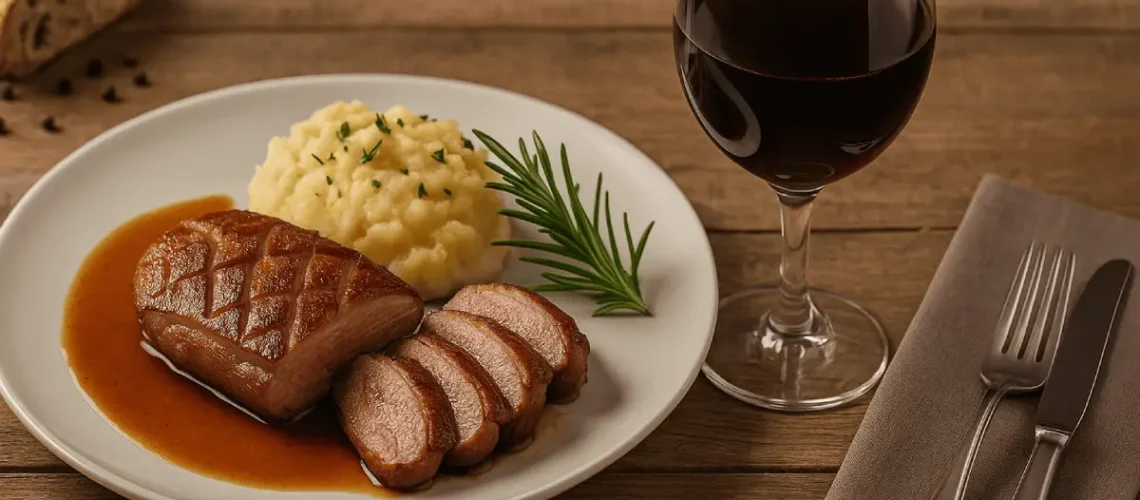 accord vin et magret de canard